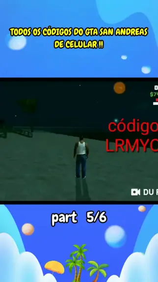 Códigos do GTA San Andreas Pt5