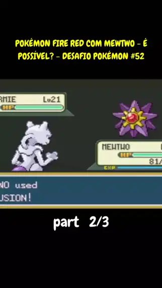 capturando mewtwo pokemon fire red