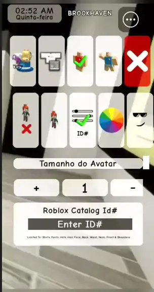 tutorial on how to enter codes on catalog avatar creator #roblox