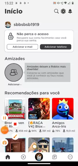 Como ver sua senha do Roblox no Celular