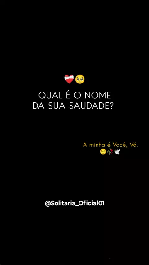 Saudade da minha vo