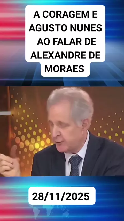 alexandre nunes:a coragem e agusto nunes ao falar ...| Kwai